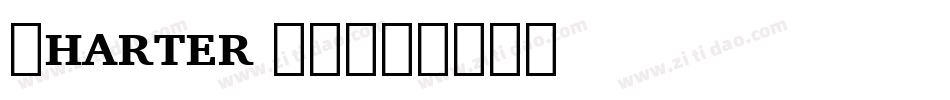 Charter BT字体转换